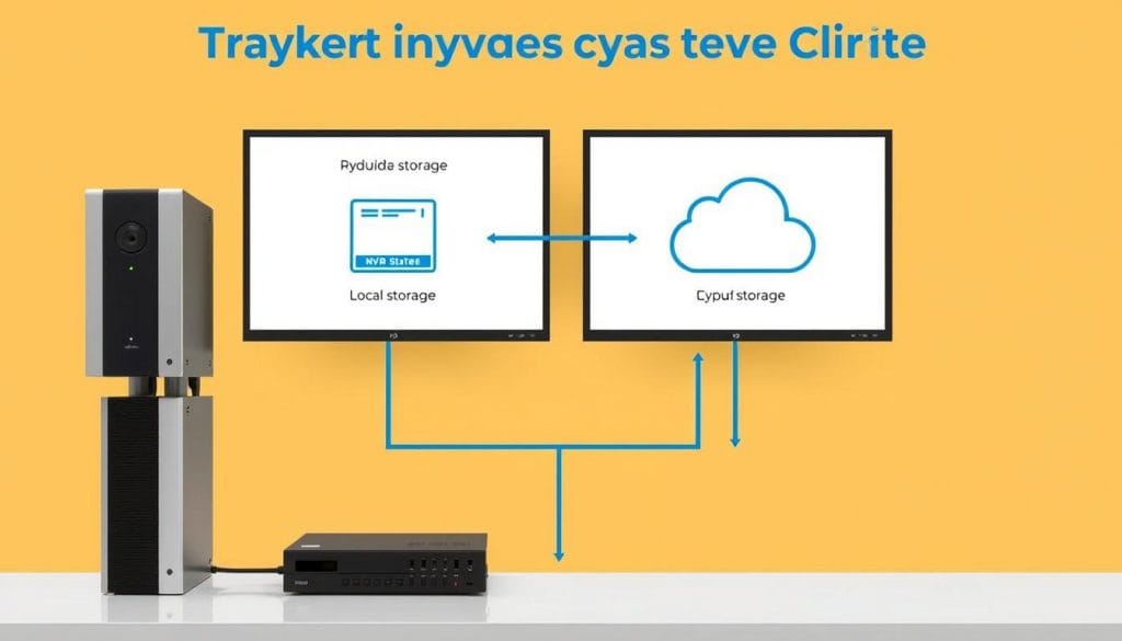 Hybrid storage solution for surveillance camera system in Houston