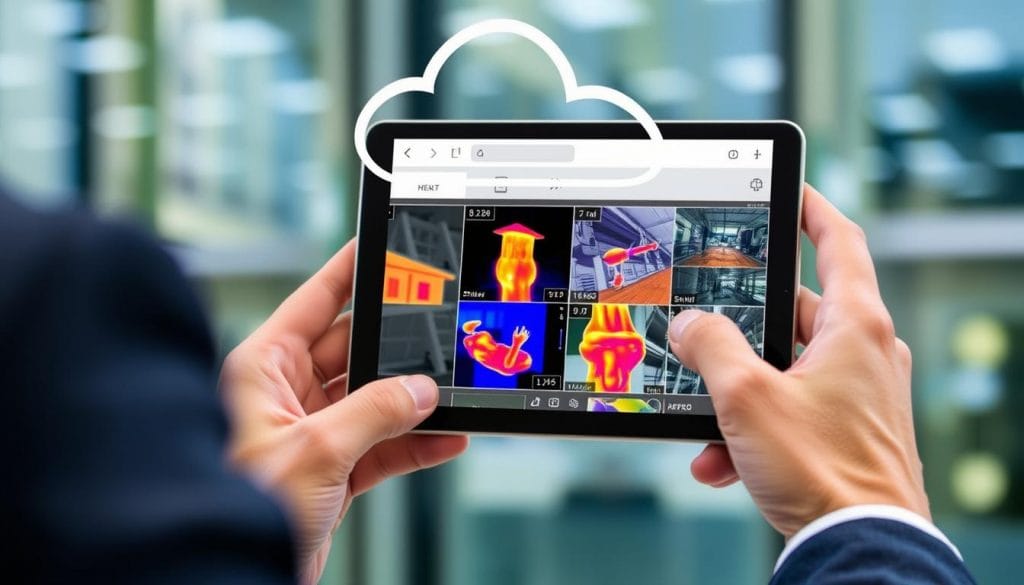 Cloud storage for thermal imaging surveillance cameras with remote access for Houston businesses