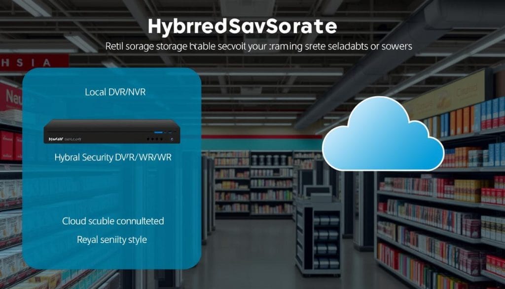 Hybrid storage for retail security cameras in Houston TX