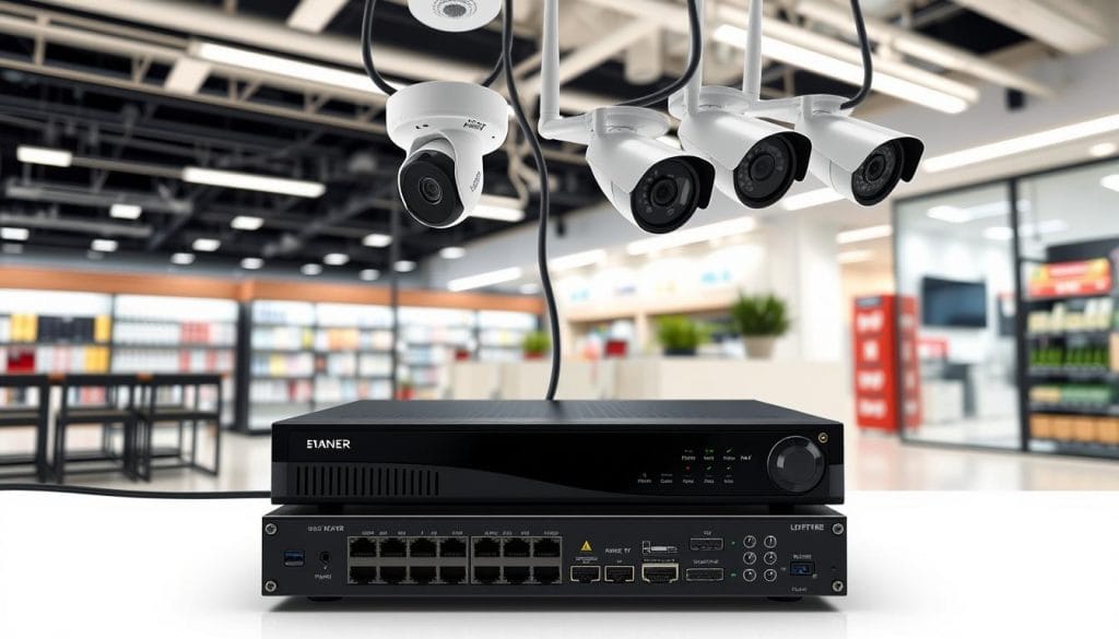 NVR system for retail security cameras in Houston Texas